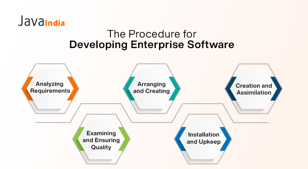 The Procedure for Developing Enterprise Software  